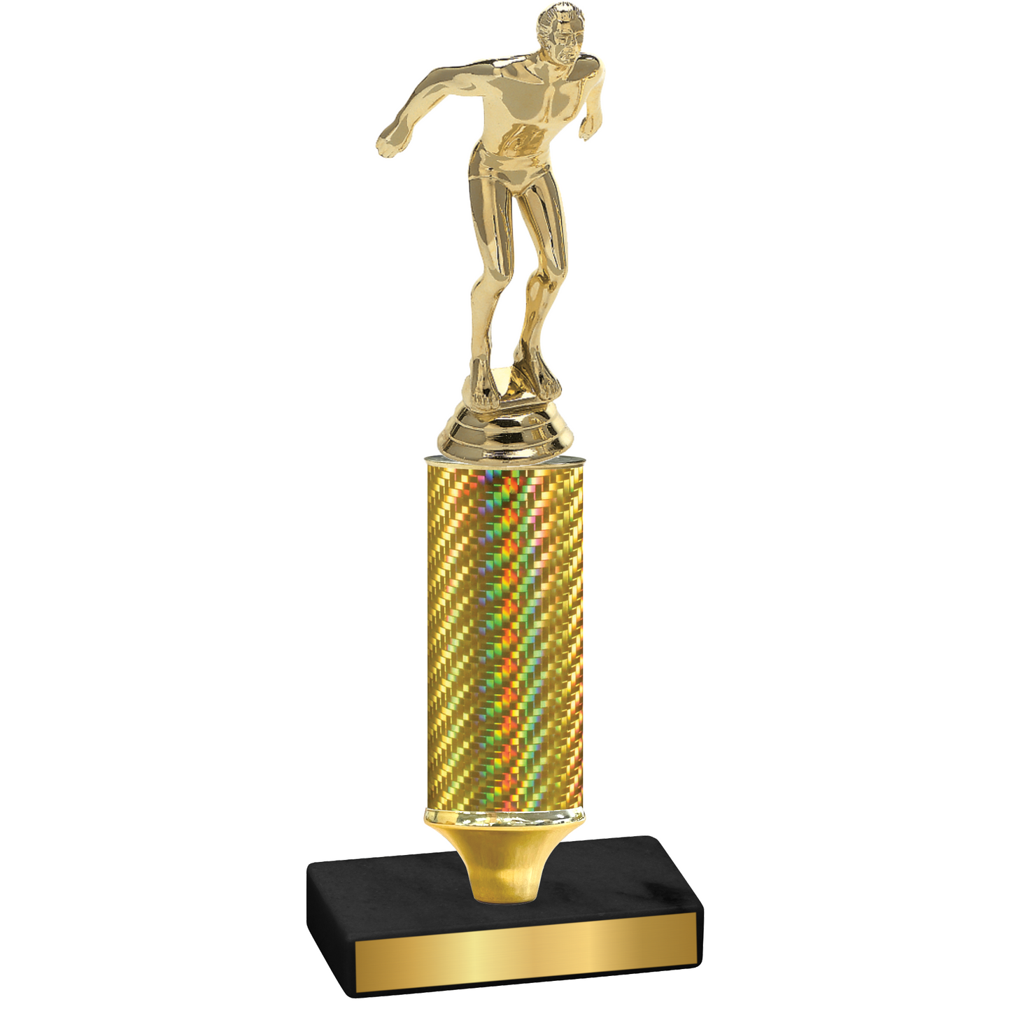 Value Gold Carbon Fiber Swimming Trophy