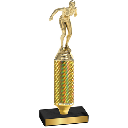 Value Gold Carbon Fiber Tennis Trophy