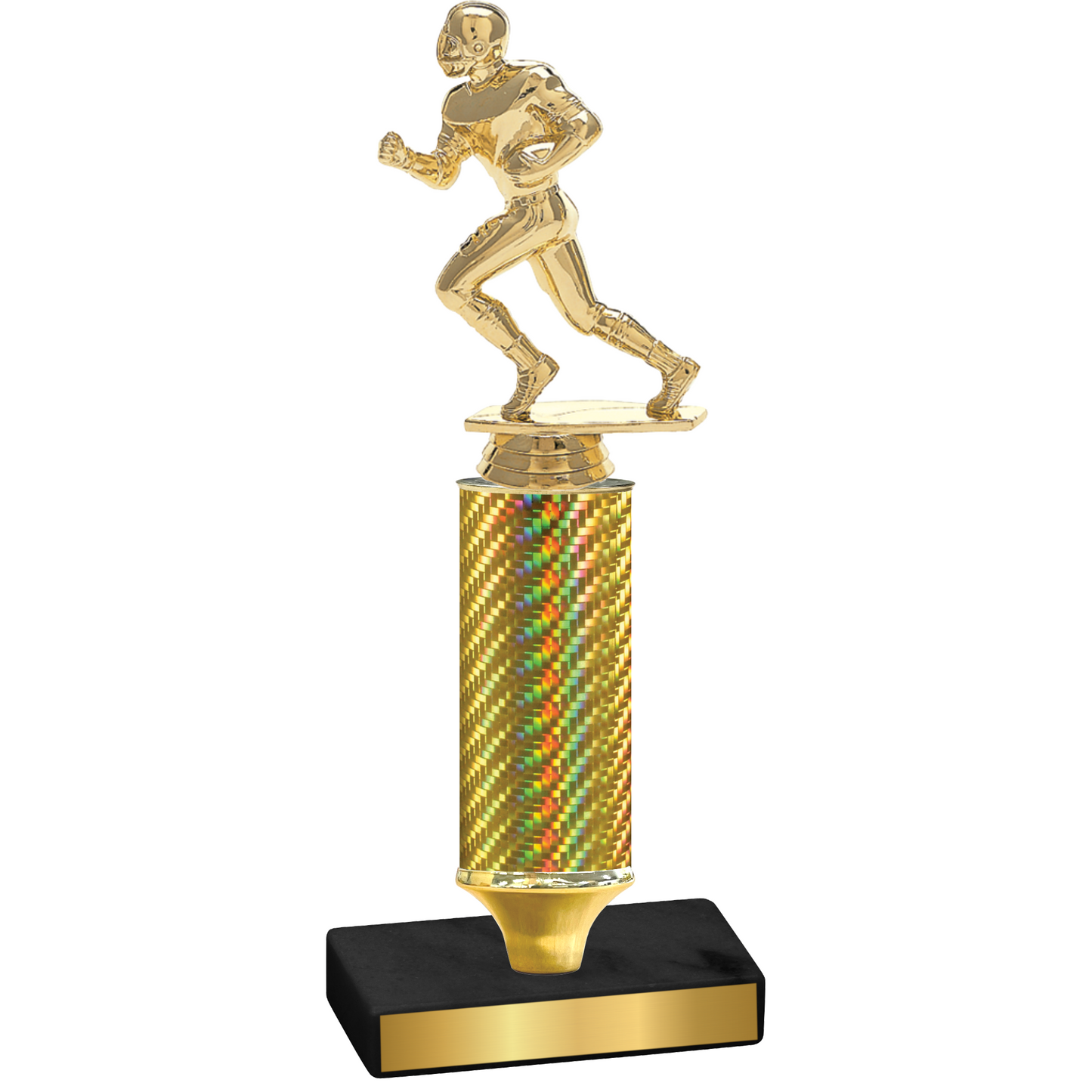 Value Gold Carbon Fiber Football Trophy