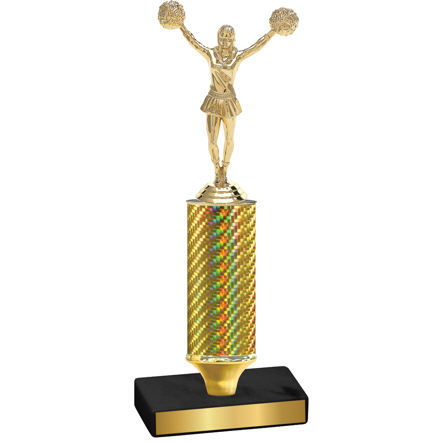 Value Gold Carbon Fiber Cheerleading Trophy