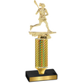 Value Gold Carbon Fiber Lacrosse Trophy