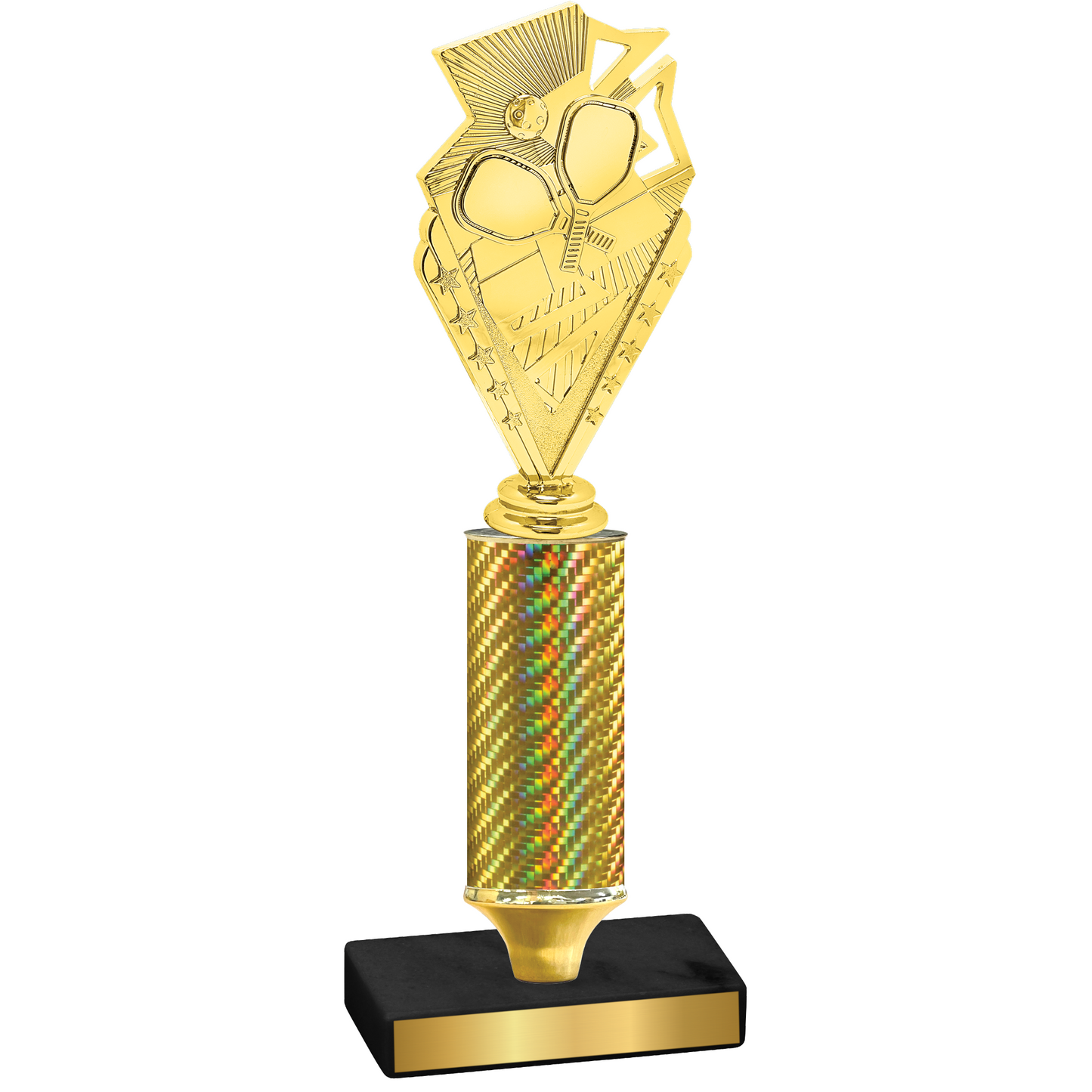 Value Gold Carbon Fiber Pickleball Trophy