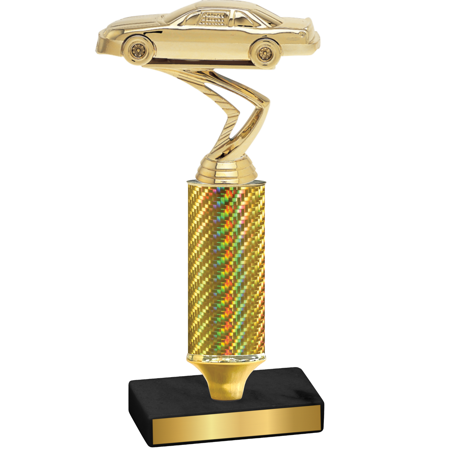 Value Gold Carbon Fiber Cars Trophy