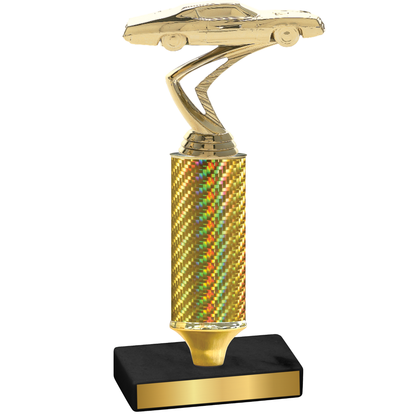 Value Gold Carbon Fiber Cars Trophy