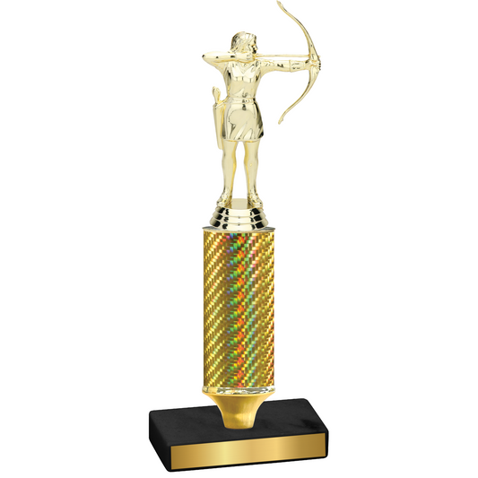 Value Gold Carbon Fiber Archery Trophy