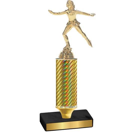 Value Gold Carbon Fiber Skater Trophy