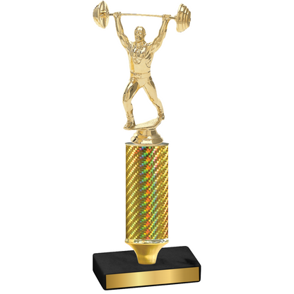 Value Gold Carbon Fiber Weights Trophy