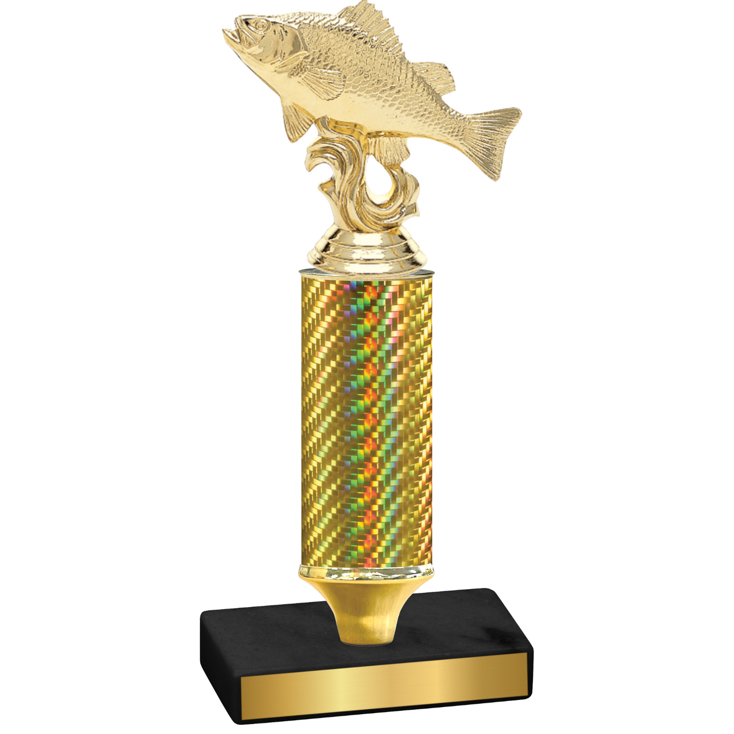 Value Gold Carbon Fiber Fishing Trophy