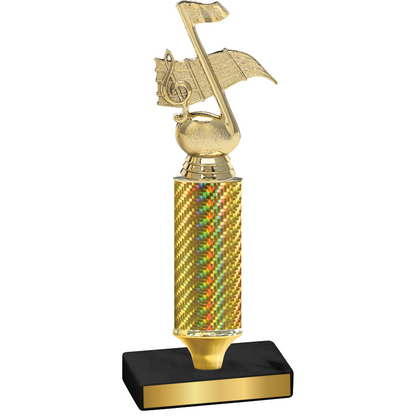 Value Gold Carbon Fiber Music Trophy