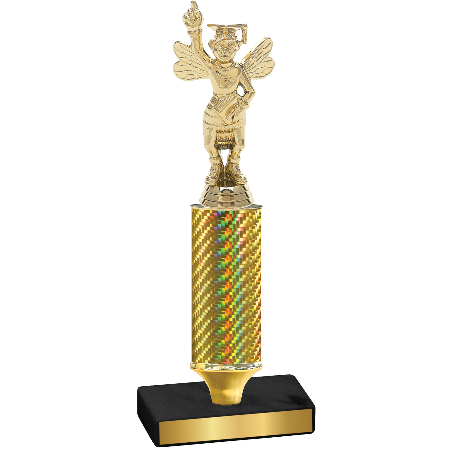 Value Gold Carbon Fiber Academics Trophy