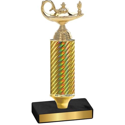 Value Gold Carbon Fiber Academics Trophy