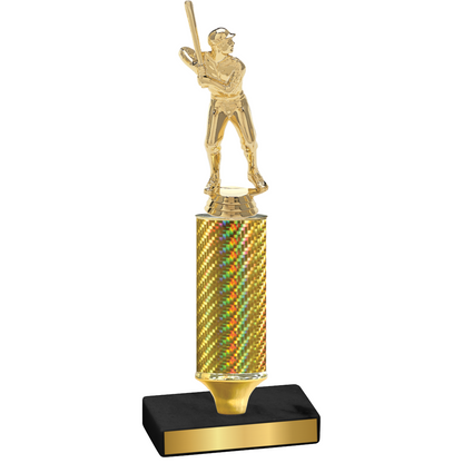 Value Gold Carbon Fiber Baseball Trophy