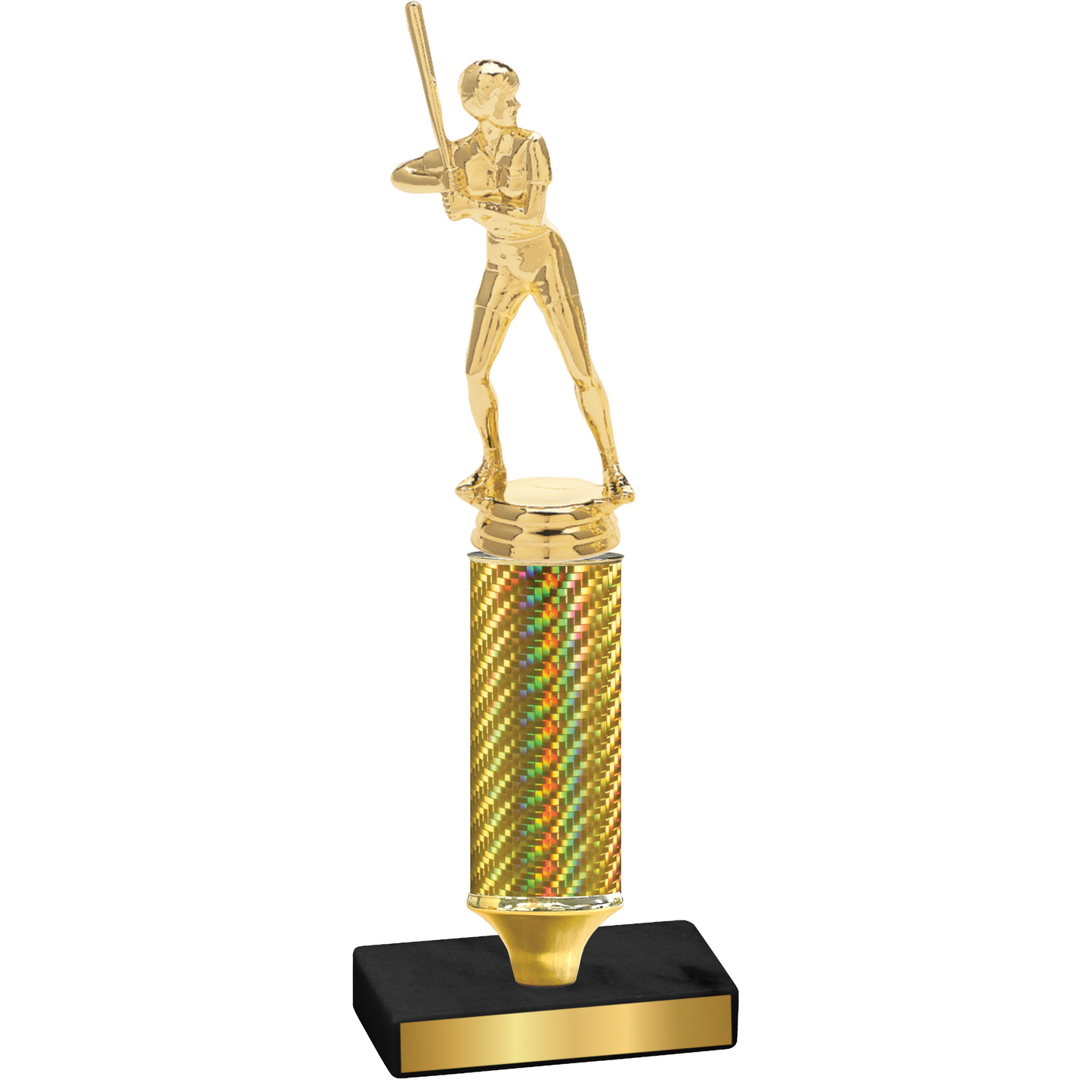 Value Gold Carbon Fiber Softball Trophy