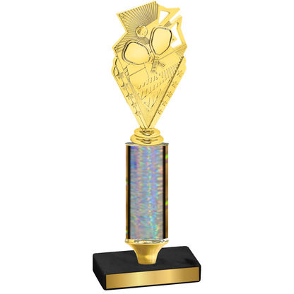 Value Silver Glacier Pickleball Trophy