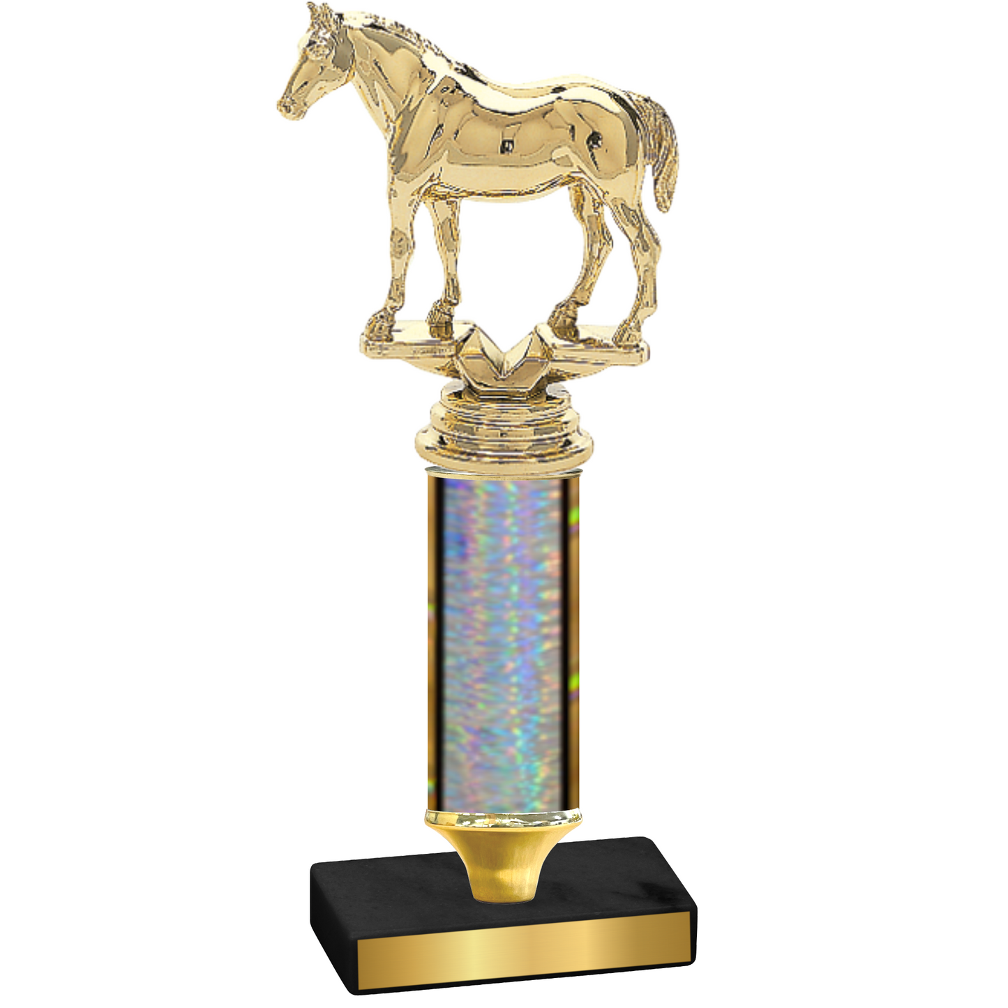 Value Silver Glacier Horses Trophy