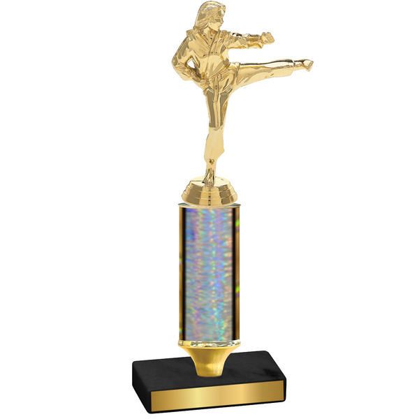 Value Silver Glacier Karate Trophy