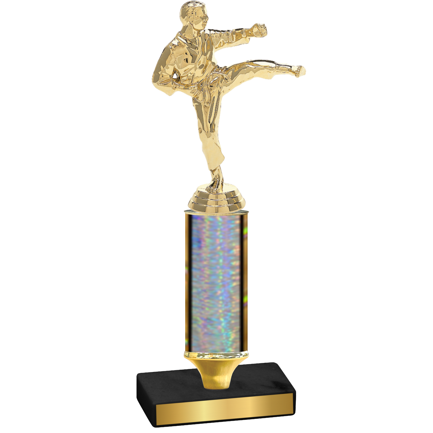 Value Silver Glacier Karate Trophy