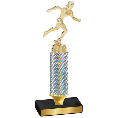 Value Silver Carbon Fiber Running Trophy