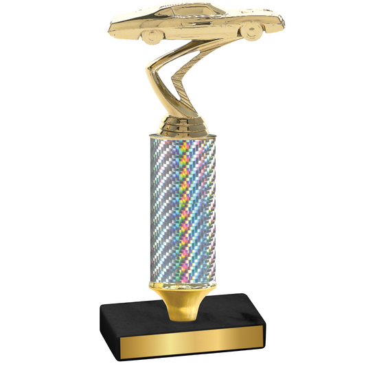 Value Silver Carbon Fiber Cars Trophy