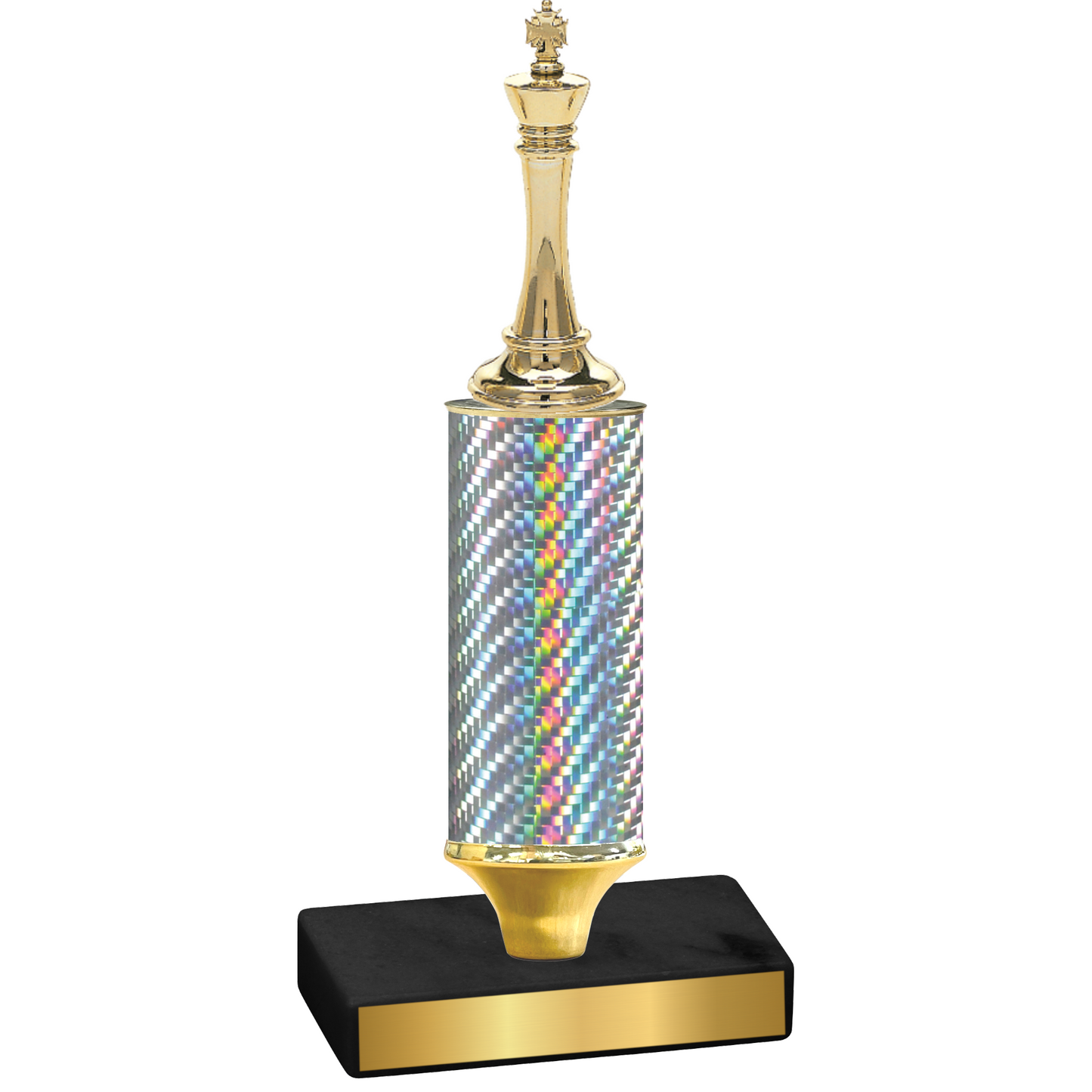 Value Silver Carbon Fiber Chess Trophy