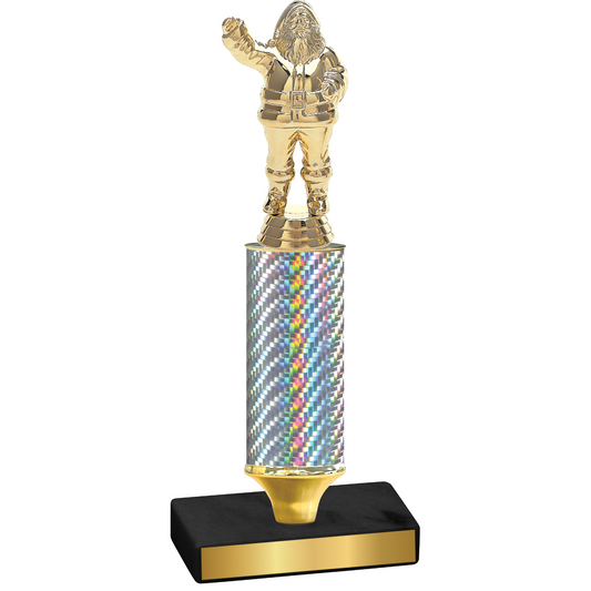 Value Silver Carbon Fiber Holiday Trophy