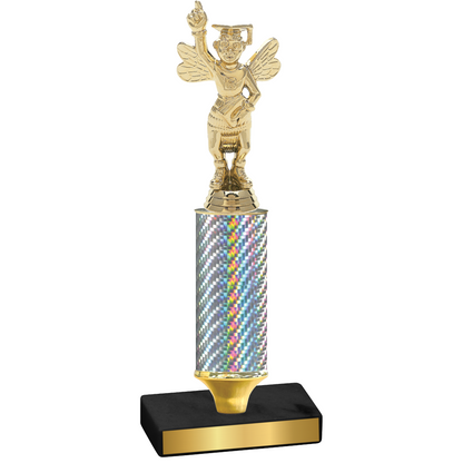 Value Silver Carbon Fiber Academics Trophy