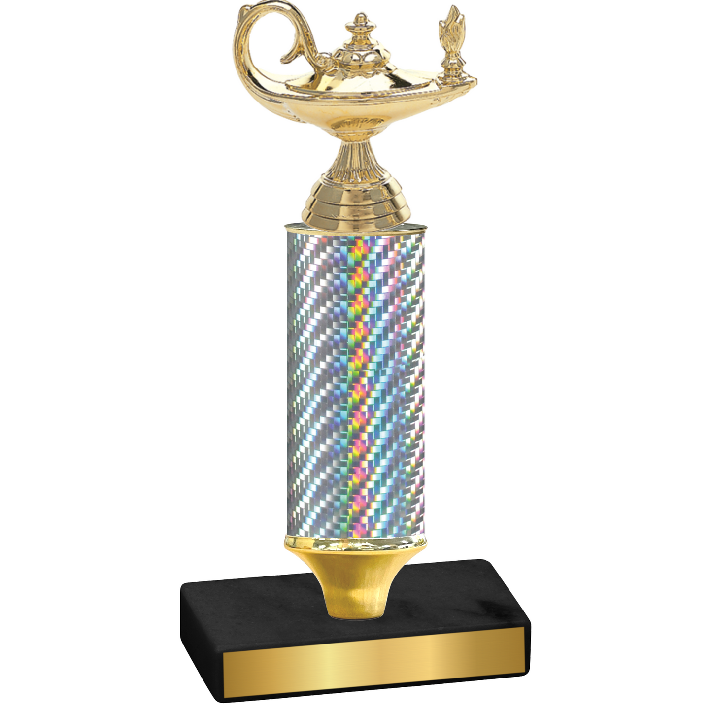 Value Silver Carbon Fiber Academics Trophy