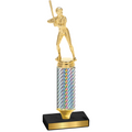 Value Silver Carbon Fiber Softball Trophy