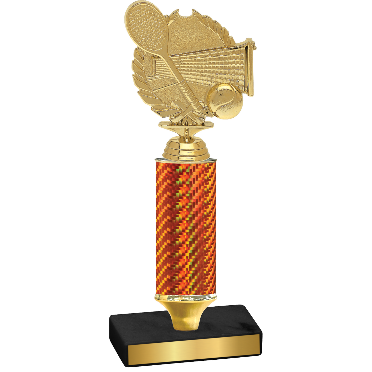 Value Orange Carbon Fiber Tennis Trophy