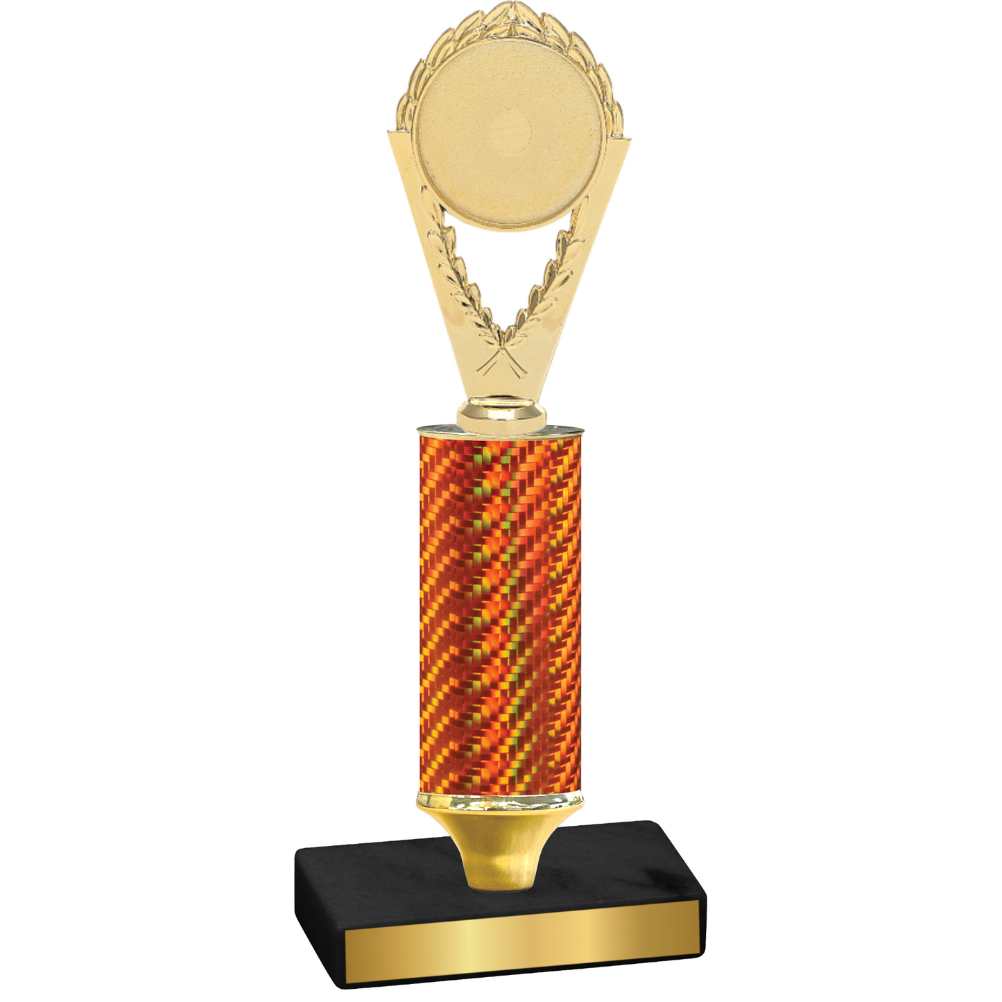 Value Orange Carbon Fiber Insert Trophy