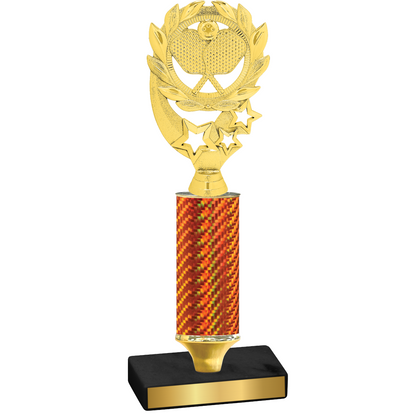 Value Orange Carbon Fiber Pickleball Trophy