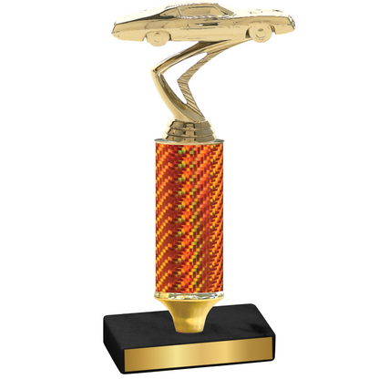 Value Orange Carbon Fiber Cars Trophy