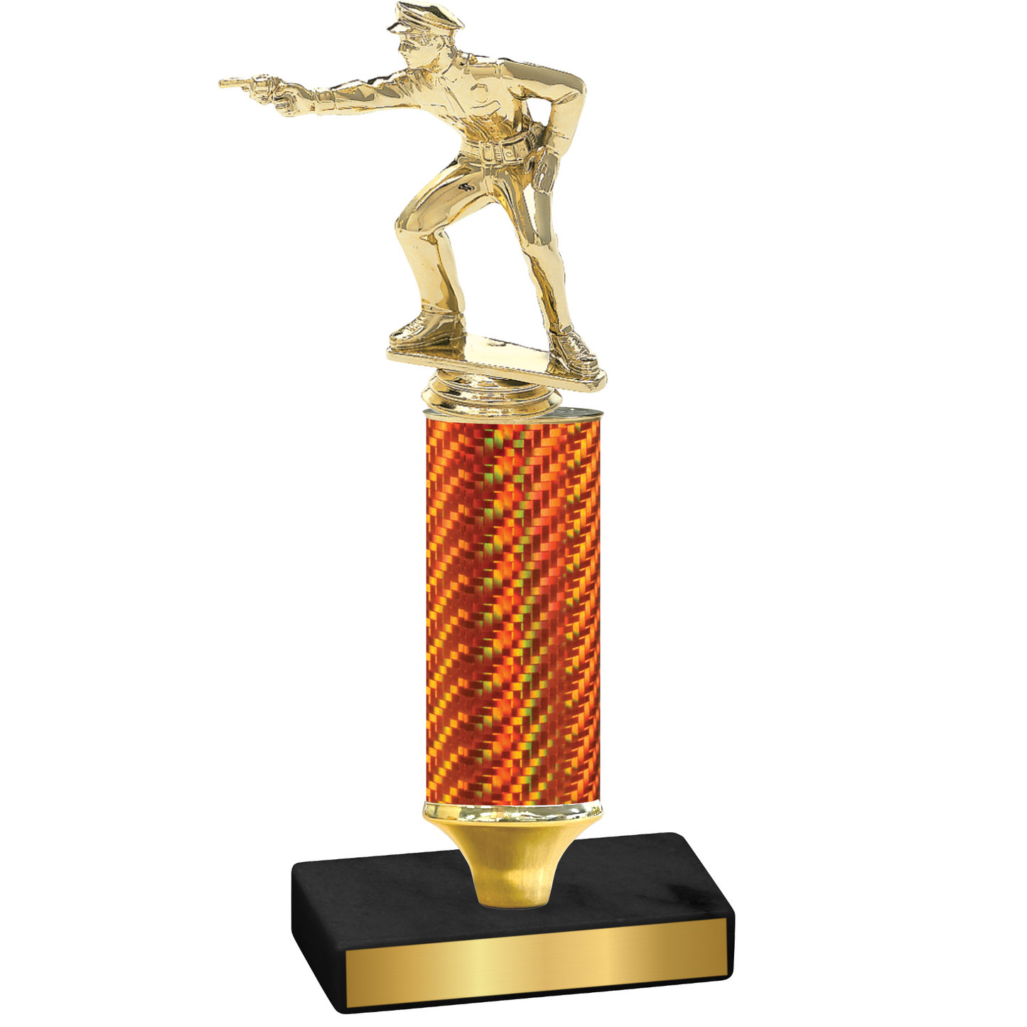 Value Orange Carbon Fiber Shooter Trophy