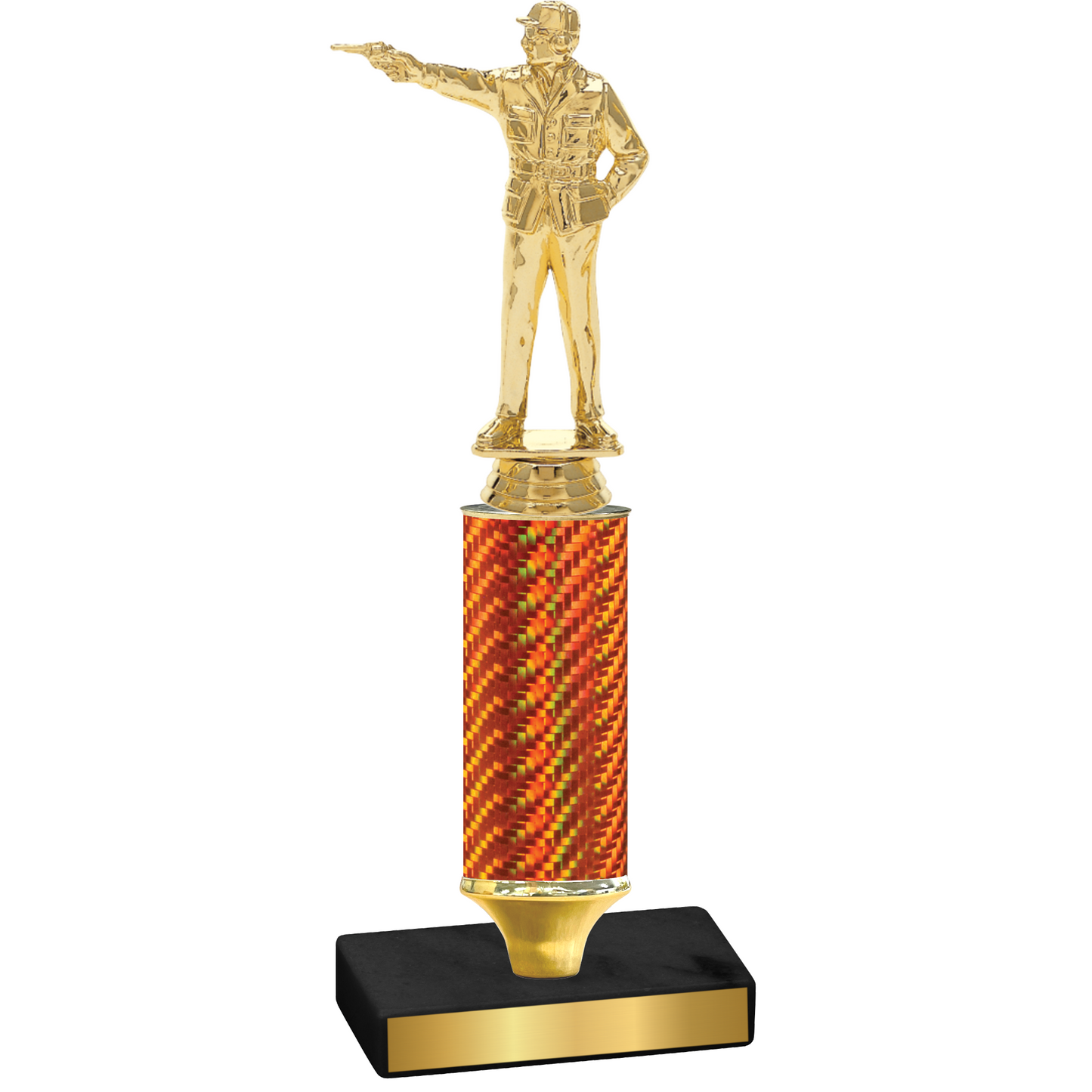 Value Orange Carbon Fiber Shooter Trophy