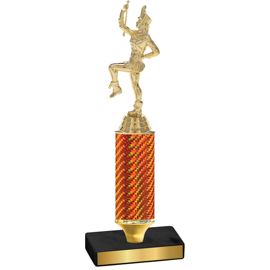 Value Orange Carbon Fiber Majorette Trophy