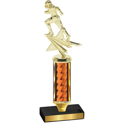 Value Orange Glacier Football Trophy