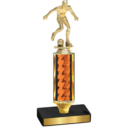 Value Orange Glacier Soccer Trophy