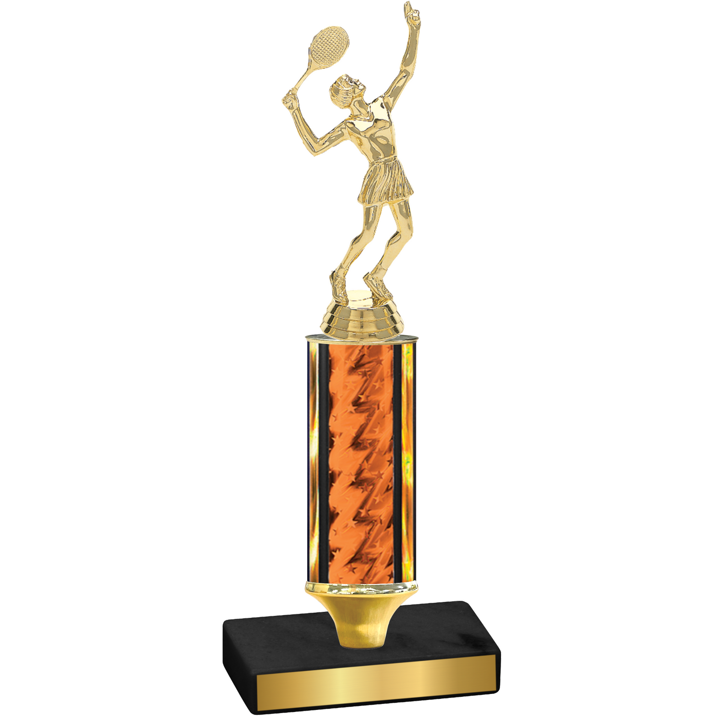 Value Orange Glacier Tennis Trophy