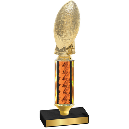 Value Orange Glacier Football Trophy