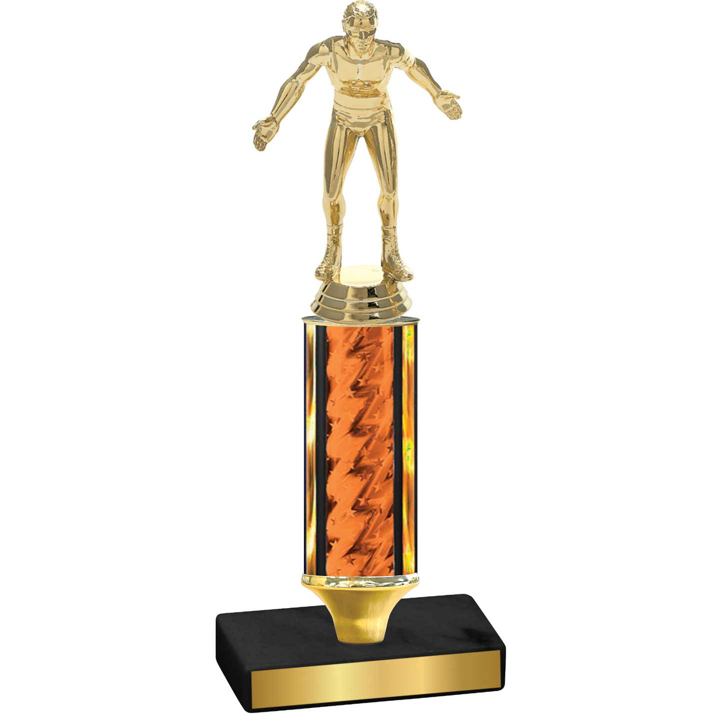 Value Orange Glacier Wrestling Trophy