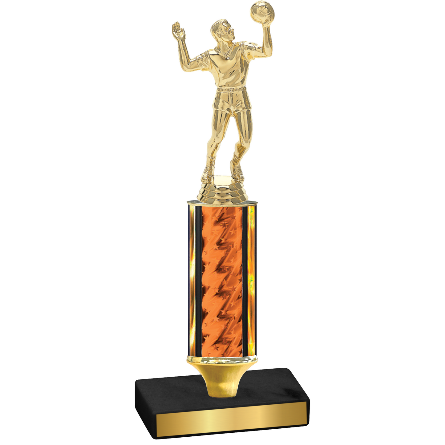 Value Orange Glacier Volleyball Trophy