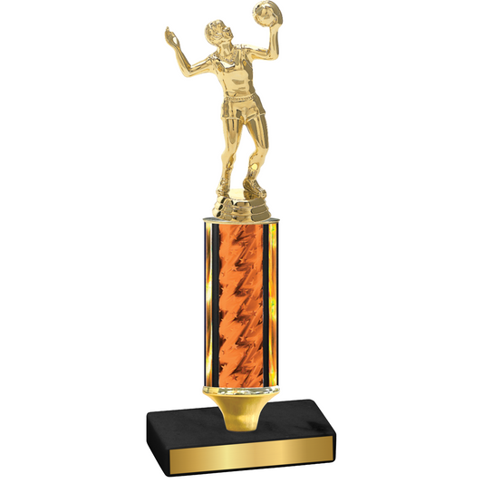 Value Orange Glacier Volleyball Trophy