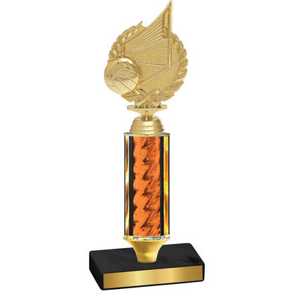 Value Orange Glacier Volleyball Trophy