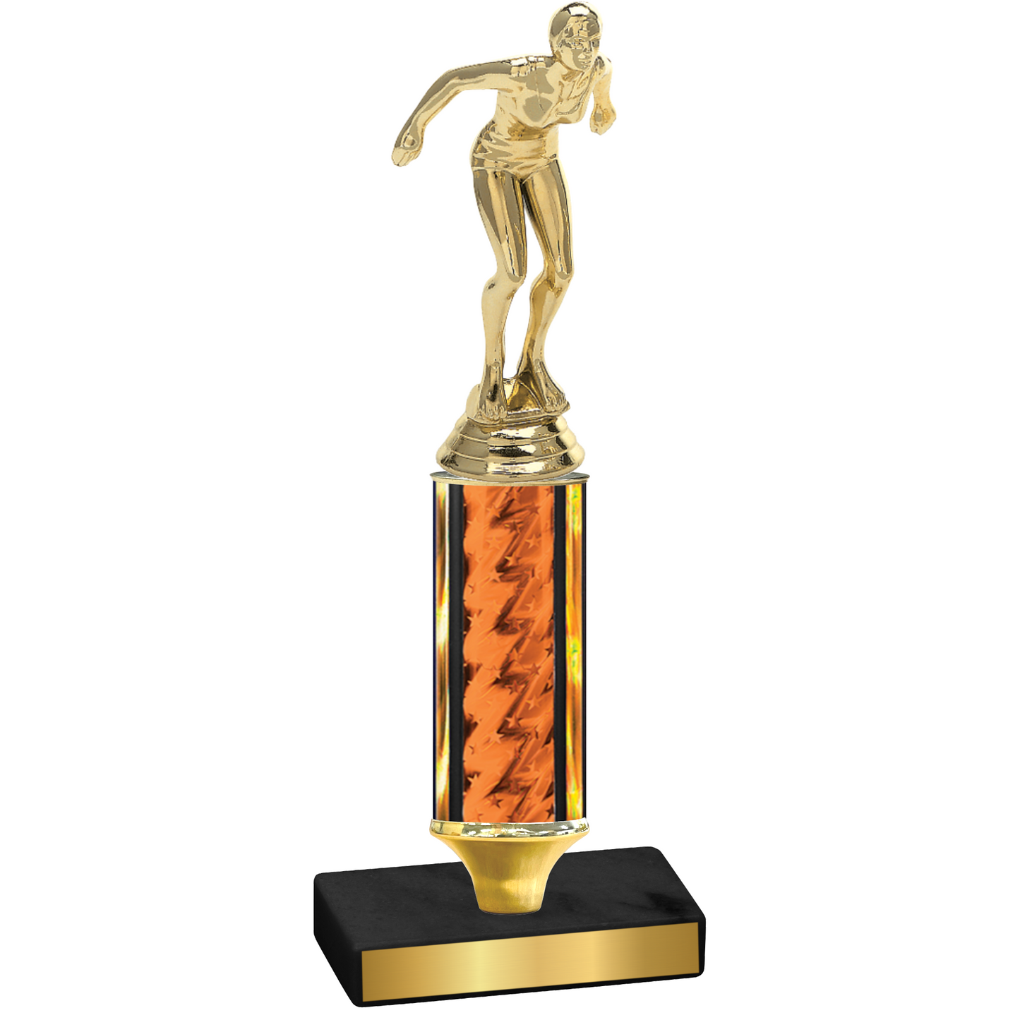 Value Orange Glacier Tennis Trophy