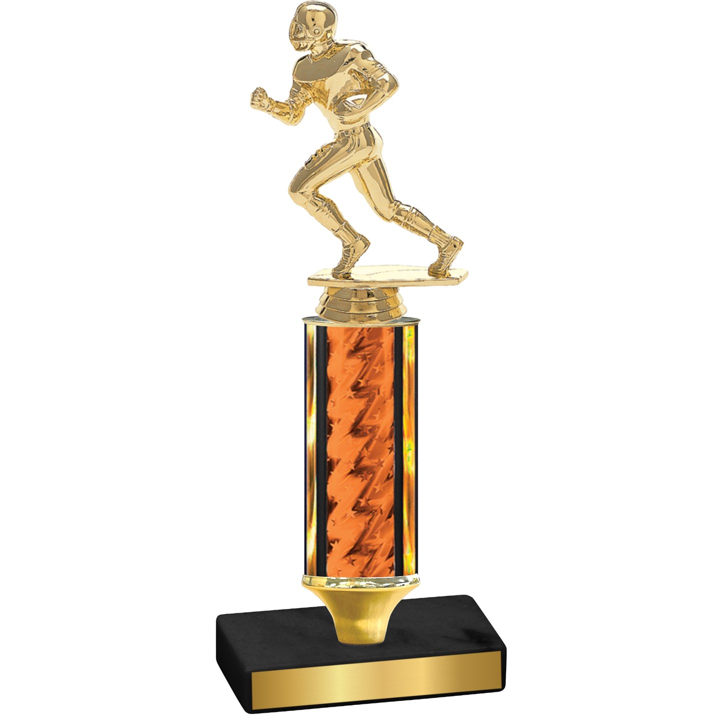 Value Orange Glacier Football Trophy