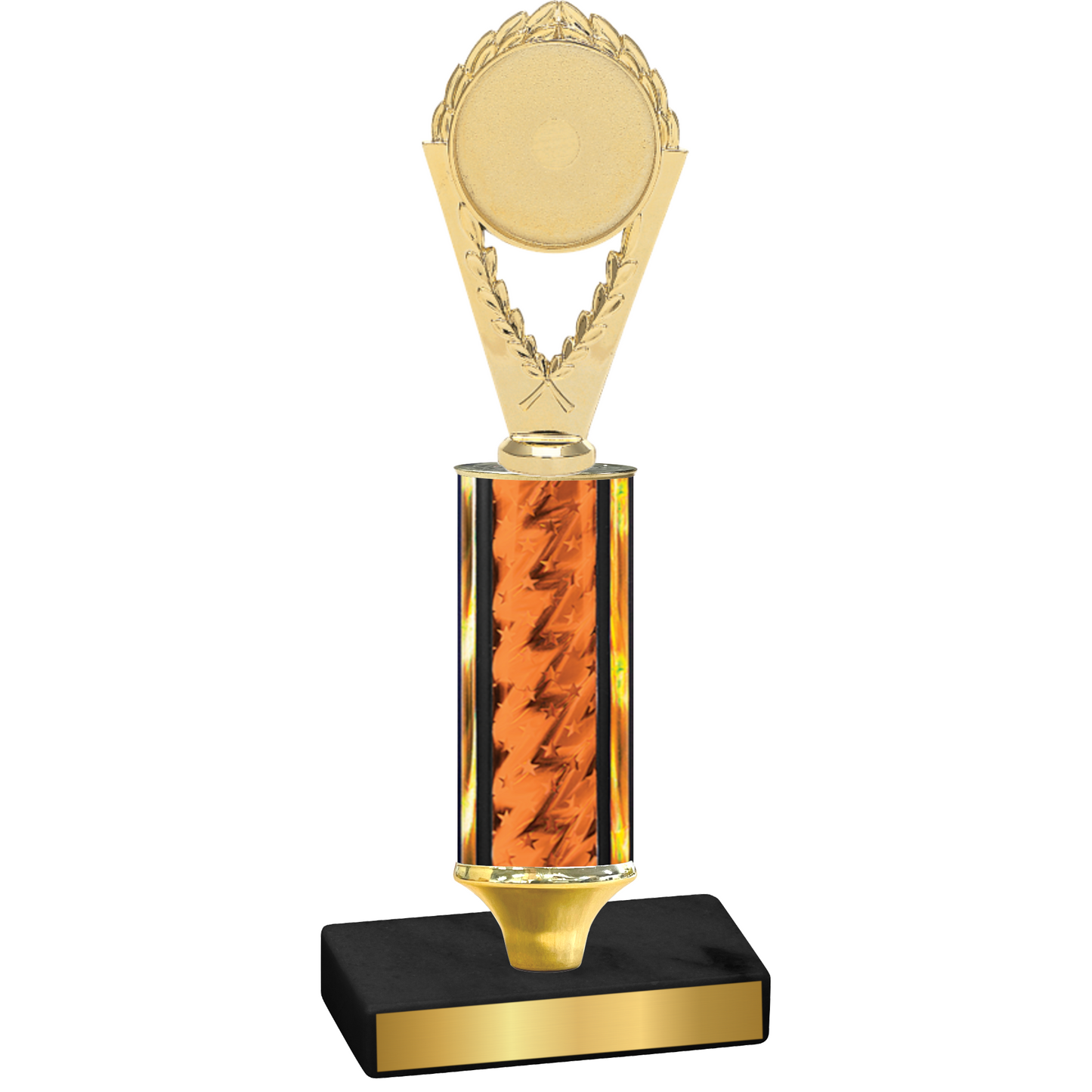 Value Orange Glacier Insert Trophy