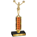 Value Orange Glacier Cheerleading Trophy