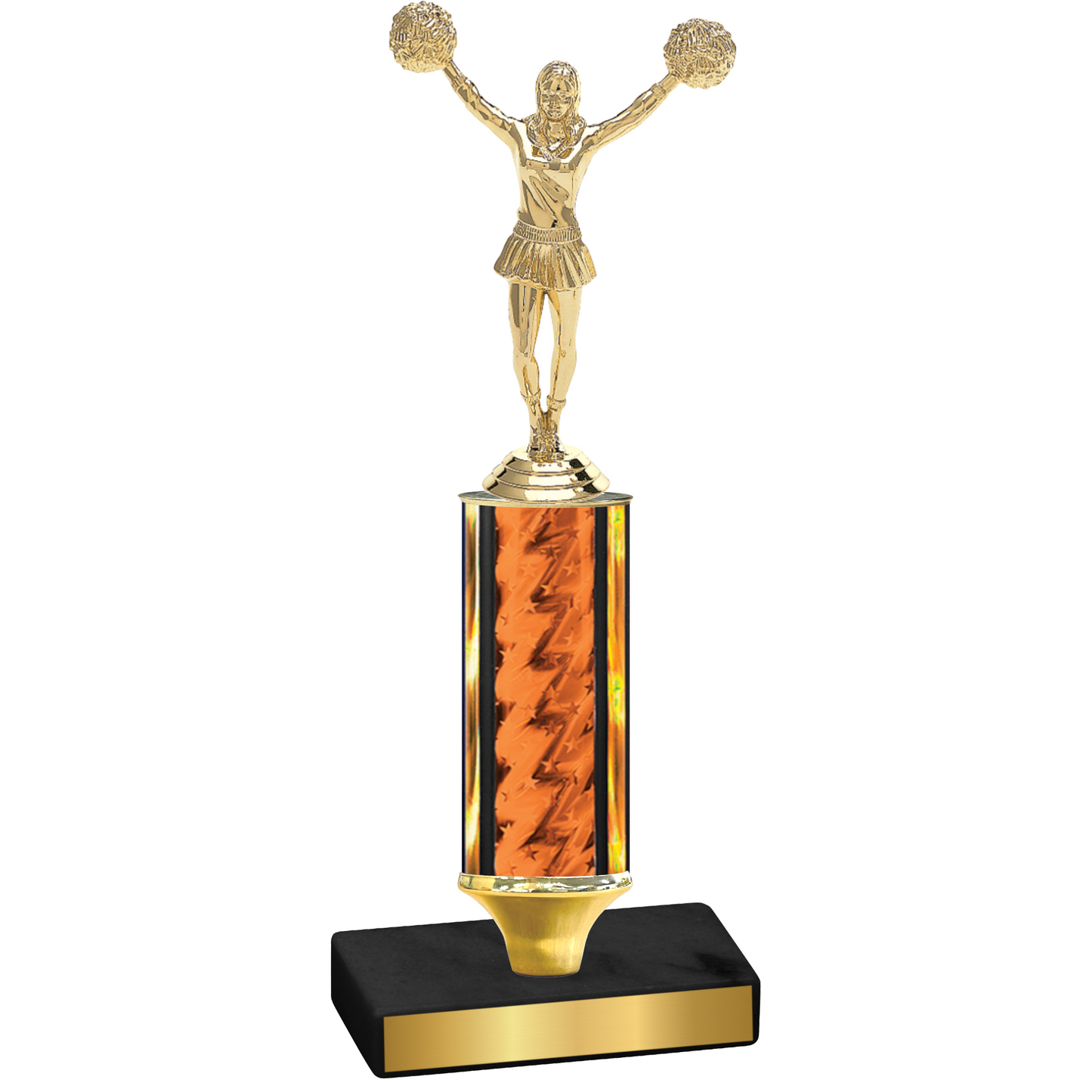 Value Orange Glacier Cheerleading Trophy