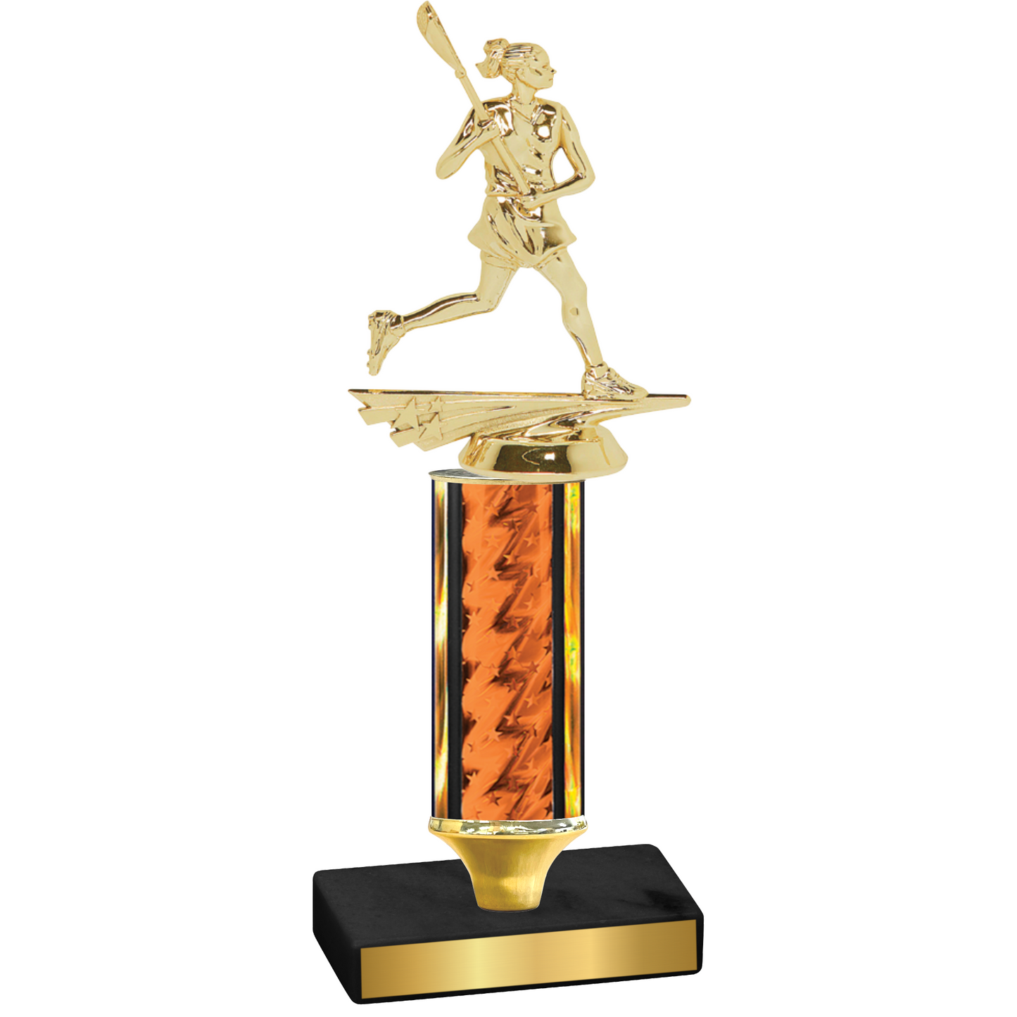 Value Orange Glacier Lacrosse Trophy