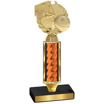 Value Orange Glacier Basketball Trophy